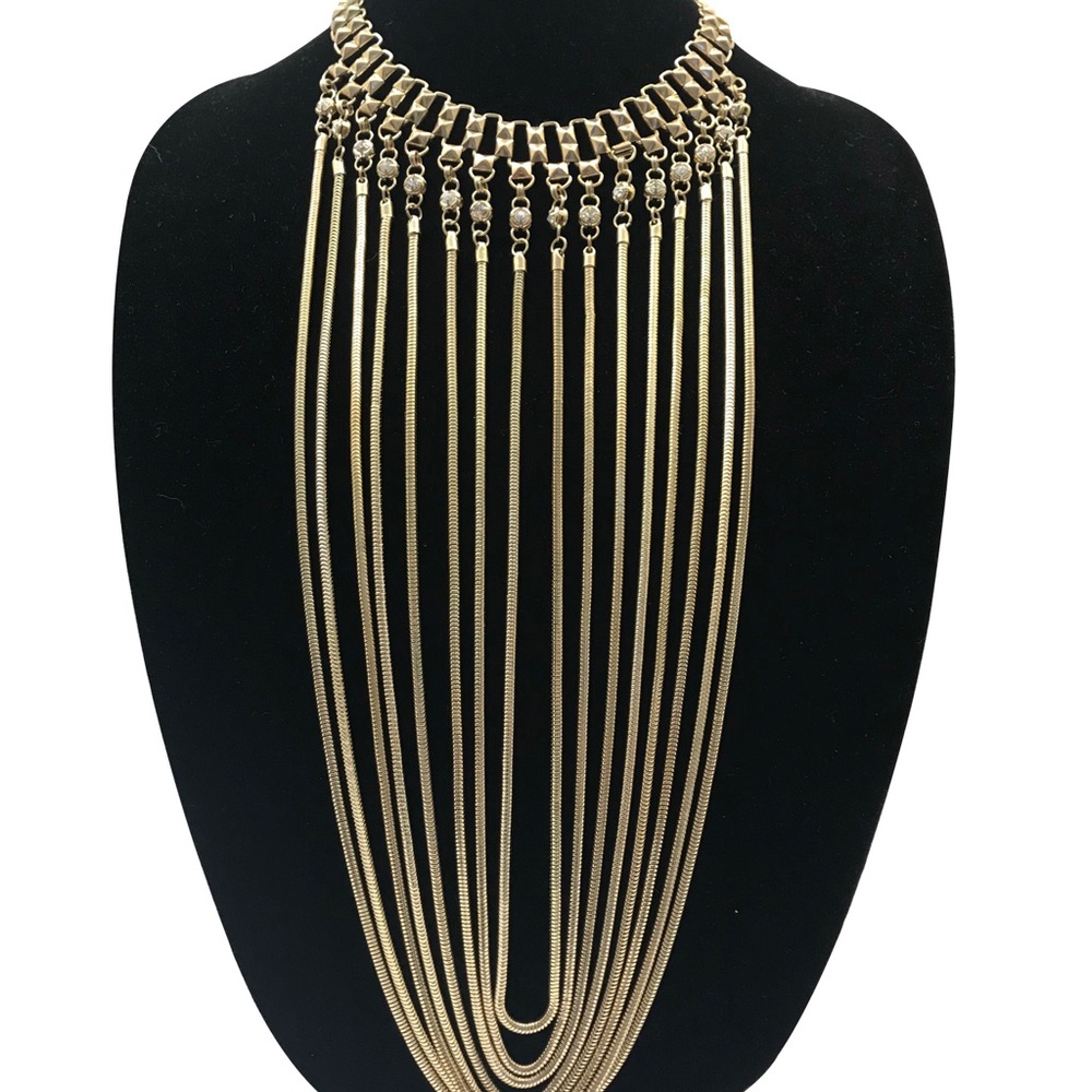 Bebe Gold Choker necklace.